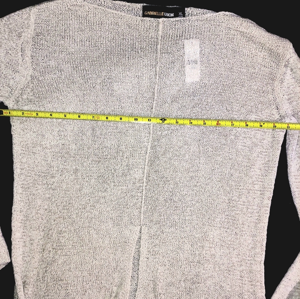 Gabriel Union, Sweater, XL, Off White, Good Condition - Picture 7 of 10
